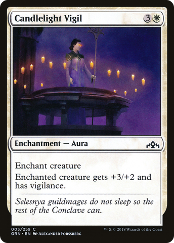 {C} Candlelight Vigil [Guilds of Ravnica][GRN 003]