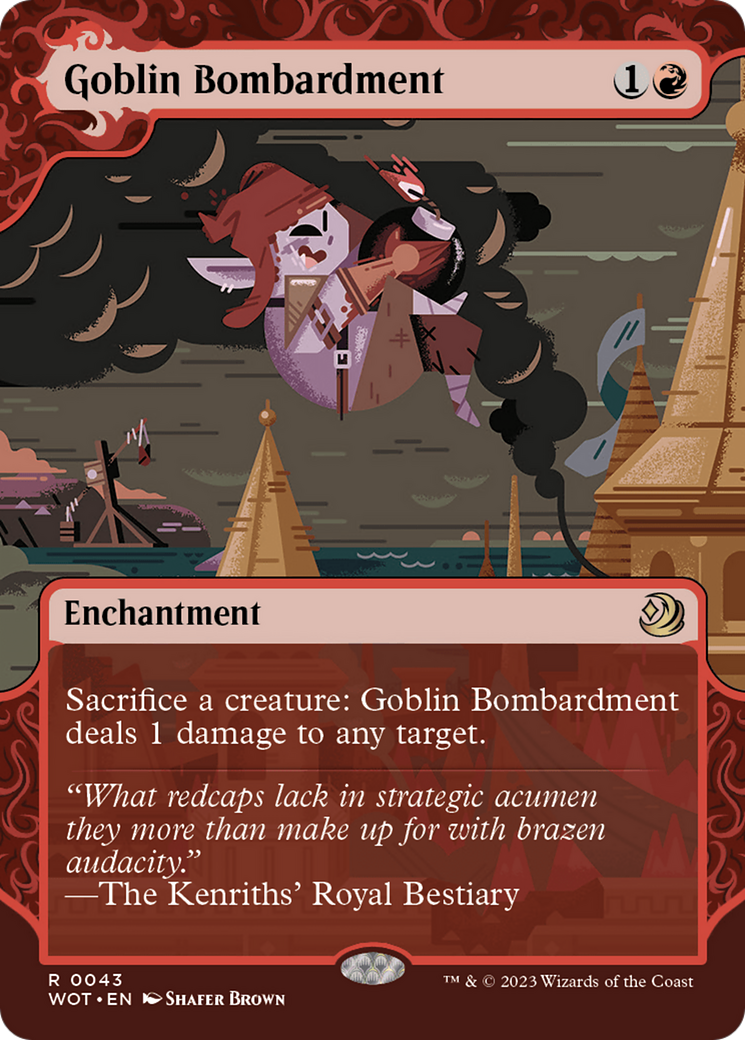 {R} Goblin Bombardment [Wilds of Eldraine: Enchanting Tales][WOT 043]