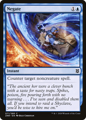 {C} Negate [Zendikar Rising][ZNR 071]