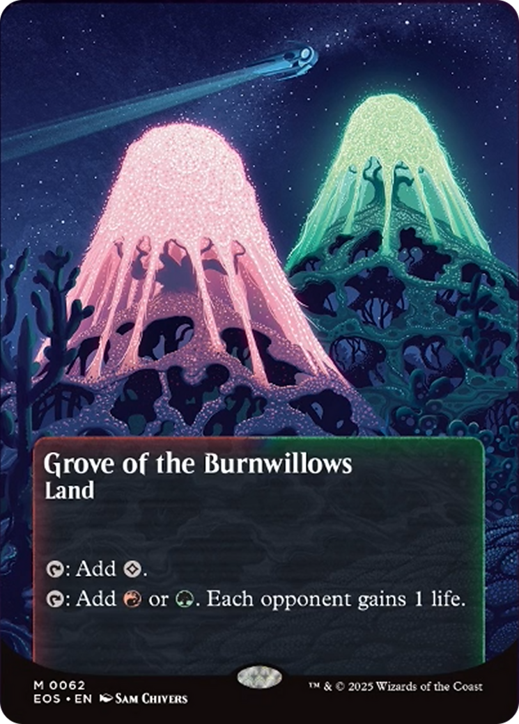 {R} Grove of the Burnwillows (0062) (Poster) [Edge of Eternities: Stellar Sights][EOS 062]