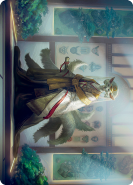 {A} Light-Paws, Emperor's Voice Art Card [Kamigawa: Neon Dynasty Art Series][ANEO 023]