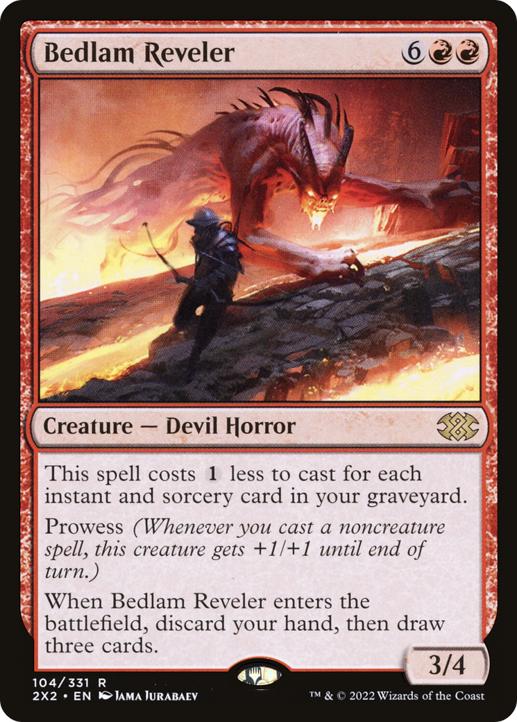 {R} Bedlam Reveler [Double Masters 2022][2X2 104]