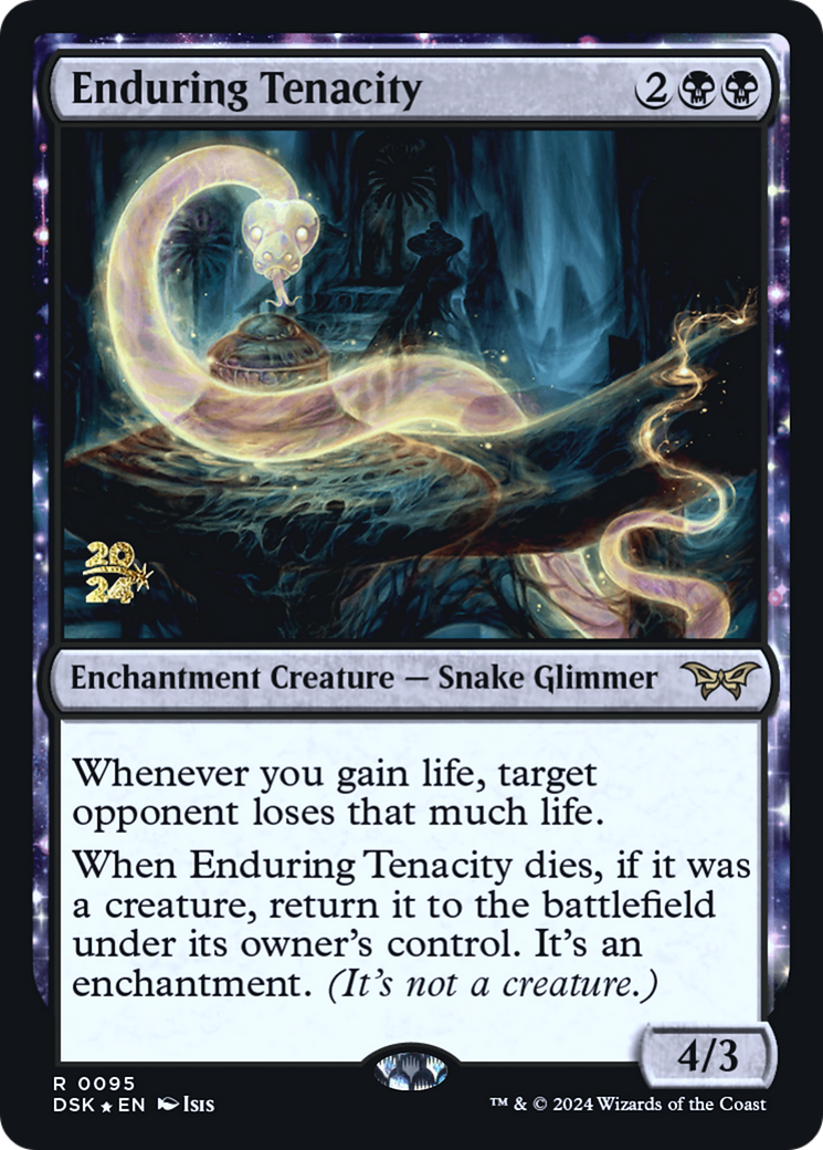 {@R} Enduring Tenacity [Duskmourn: House of Horror Prerelease Promos][PR DSK 095]
