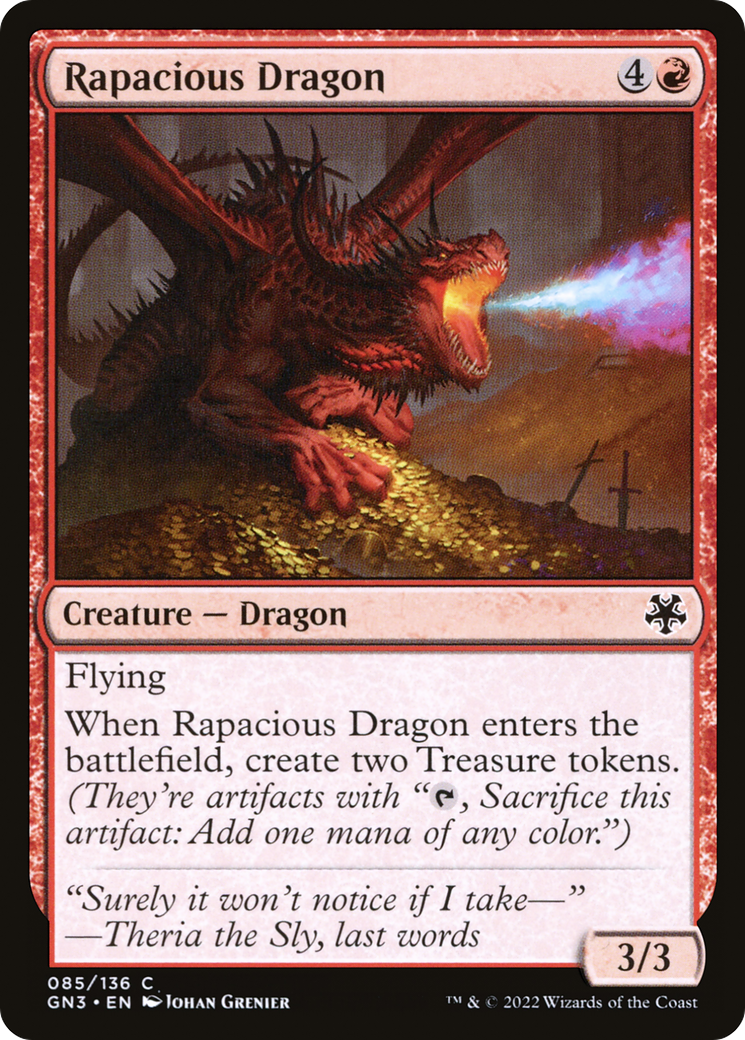 {C} Rapacious Dragon [Game Night 2022][GN3 085]
