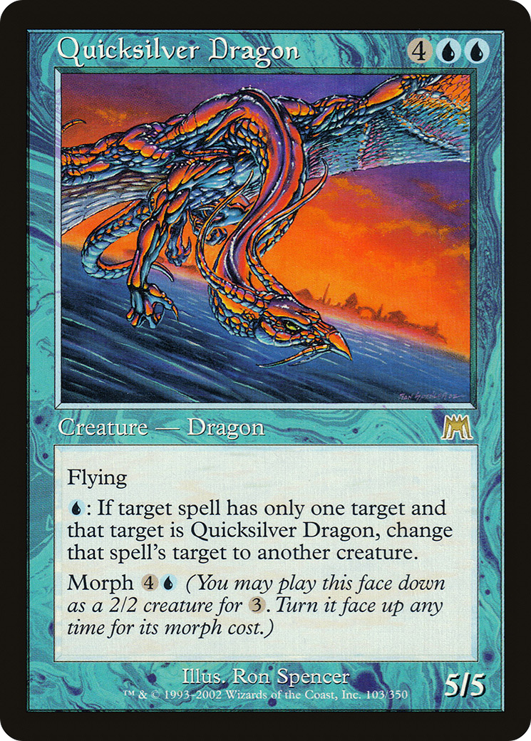 {R} Quicksilver Dragon [Onslaught][ONS 103] - Misty Mountain Games