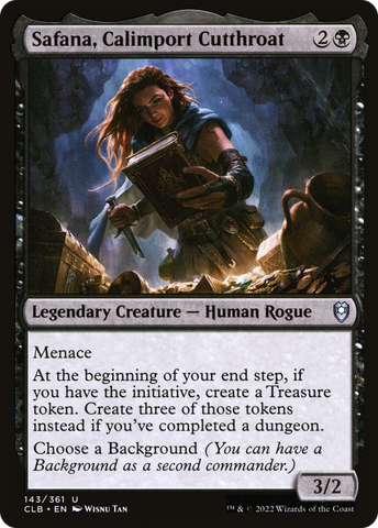 {C} Safana, Calimport Cutthroat [Commander Legends: Battle for Baldur's Gate][CLB 143]