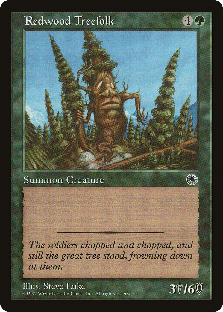 {C} Redwood Treefolk [Portal][POR 183]