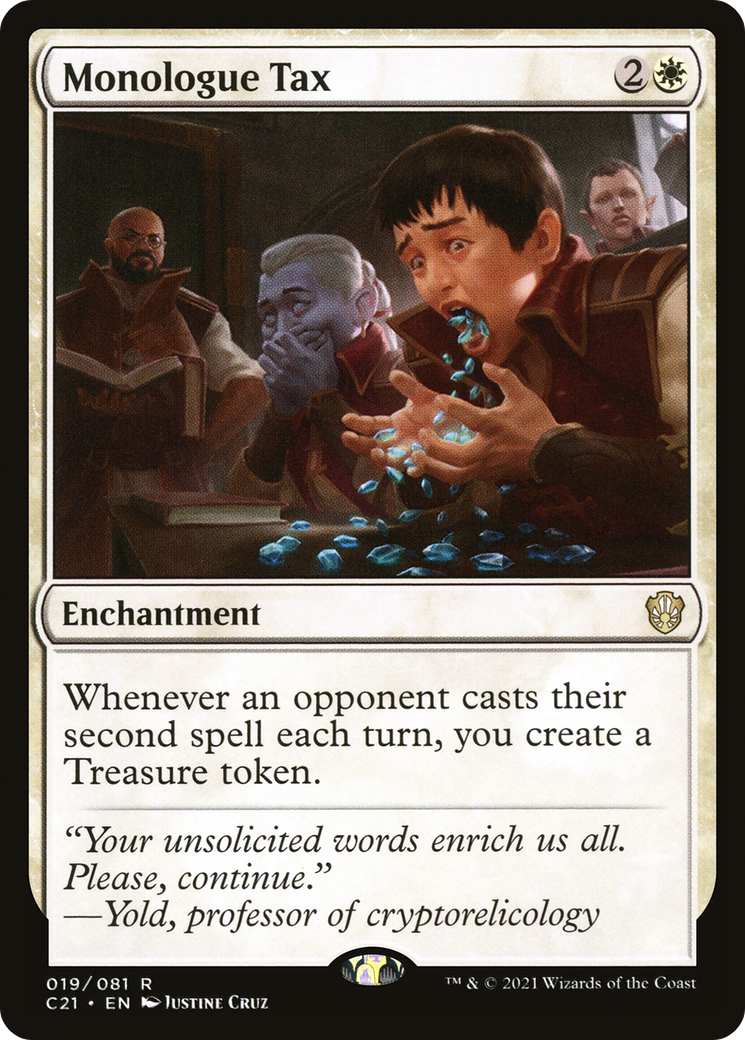 {R} Monologue Tax [Commander 2021][C21 019] - Misty Mountain Games
