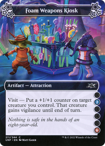 {C} Foam Weapons Kiosk (2-6) [Unfinity][UNF 211]