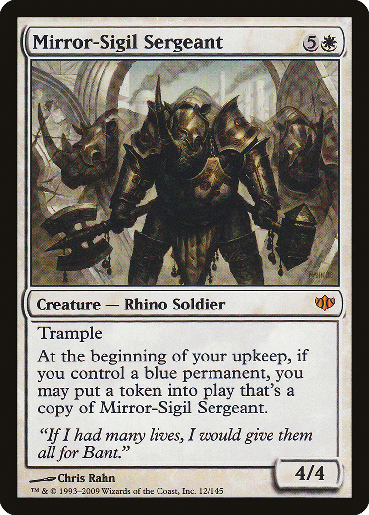 {R} Mirror-Sigil Sergeant [Conflux][CON 012]