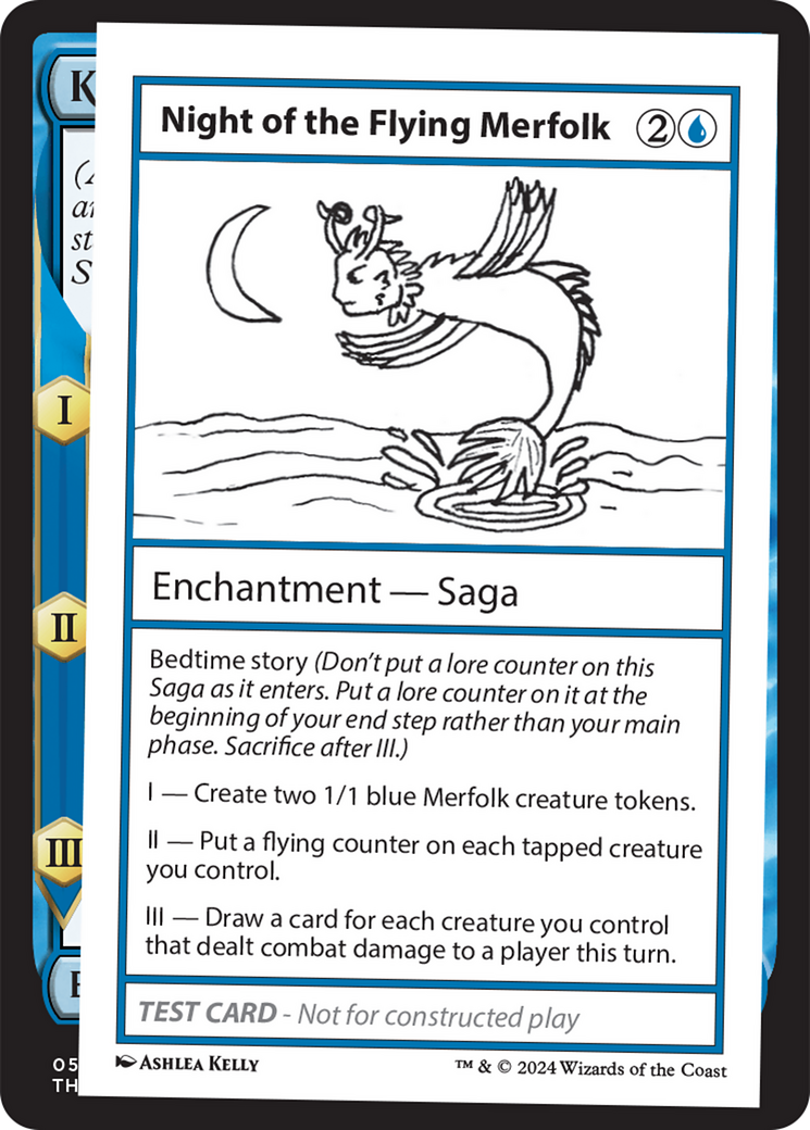 {C} Night of the Flying Merfolk [Mystery Booster 2 Playtest Cards][MB2 PLAYTEST]