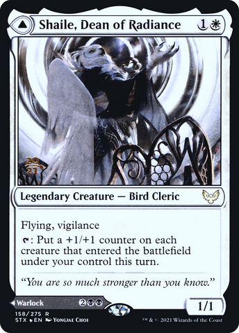 {R} Shaile, Dean of Radiance // Embrose, Dean of Shadow [Strixhaven: School of Mages Prerelease Promos][PR STX 158]
