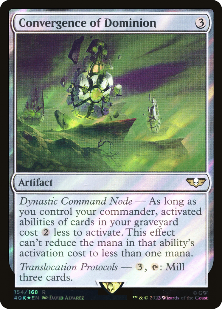 {R} Convergence of Dominion (Surge Foil) [Universes Beyond: Warhammer 40,000][SF 40K 154]