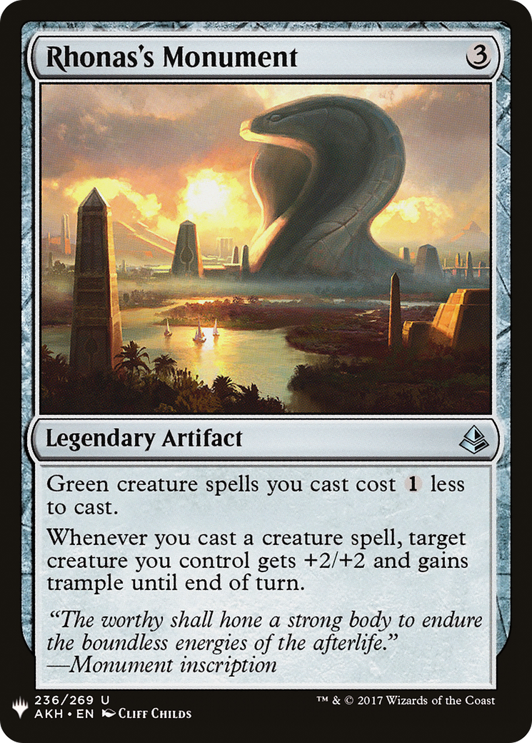 {C} Rhonas's Monument [Mystery Booster][LS AKH 236]