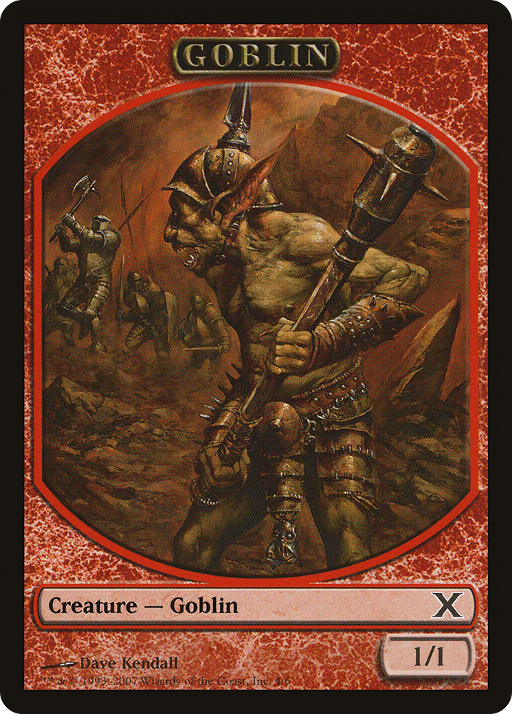 {T} Goblin Token [Tenth Edition Tokens][T10E 004]