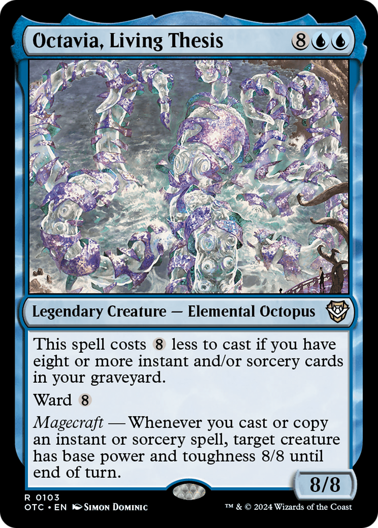 {R} Octavia, Living Thesis [Outlaws of Thunder Junction Commander][OTC 103]