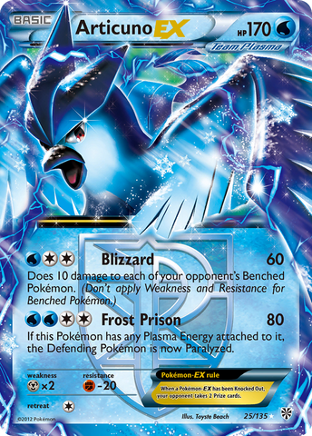 [PKM-R] Articuno EX (25/135) [Black & White: Plasma Storm]