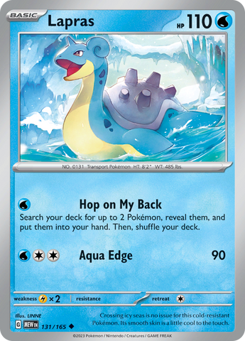 [PKM-C] Lapras (131/165) [Scarlet & Violet: 151]