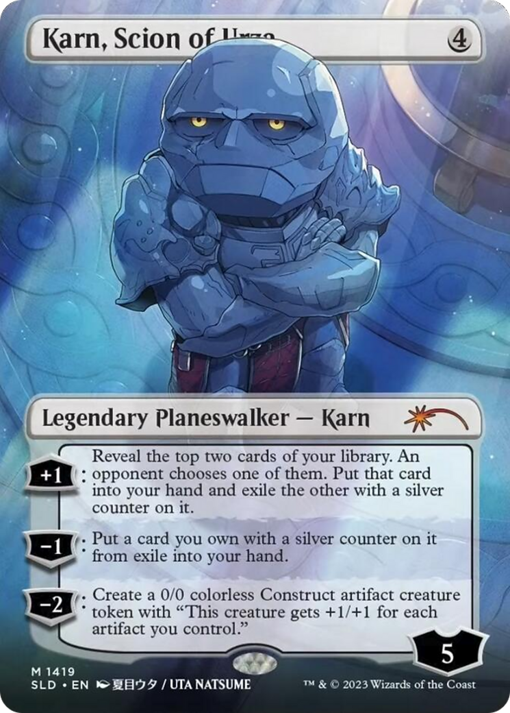 {R} Karn, Scion of Urza (Rainbow Foil) [Secret Lair Drop Series][RBF SLD 1419]