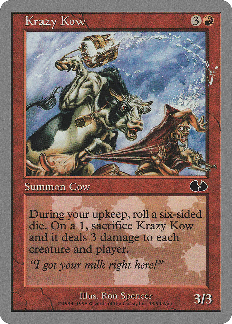 {C} Krazy Kow [Unglued][UGL 048]