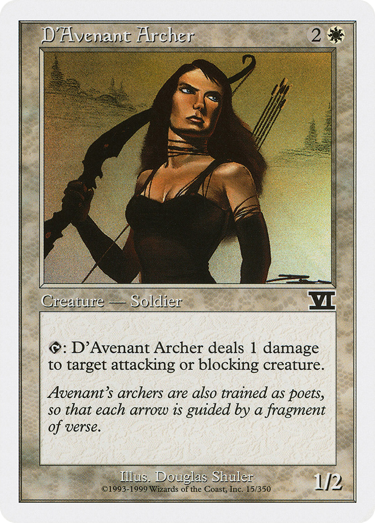{C} D'Avenant Archer [Classic Sixth Edition][6ED 015]