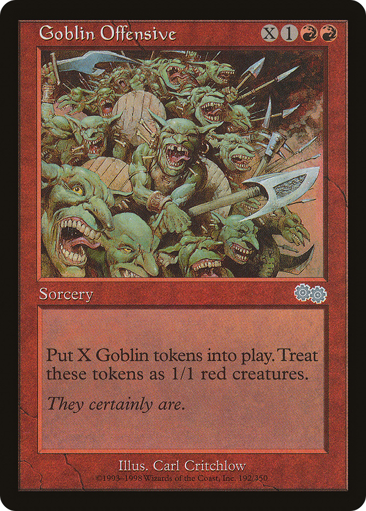 {C} Goblin Offensive [Urza's Saga][USG 192]