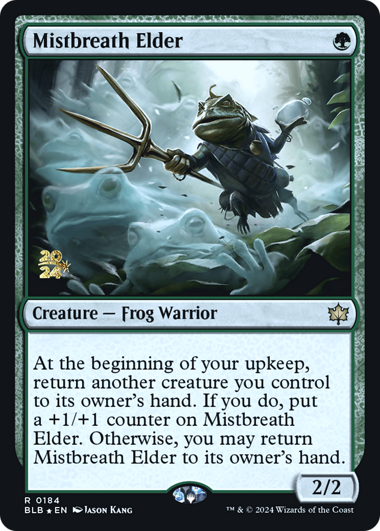 {@R} Mistbreath Elder [Bloomburrow Prerelease Promos][PR BLB 184]