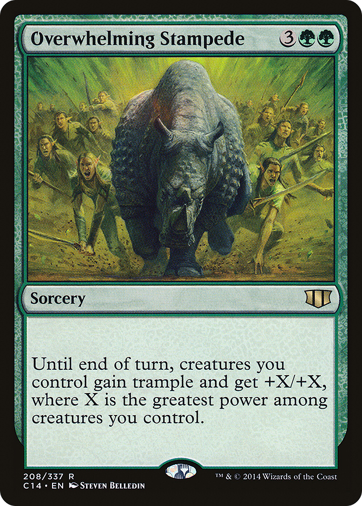 {R} Overwhelming Stampede [Commander 2014][C14 208]
