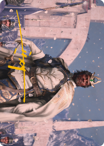 {A} Aragorn, King of Gondor Art Card (Gold-Stamped Signature) [The Lord of the Rings: Tales of Middle-earth Art Series][GS ALTR 057]