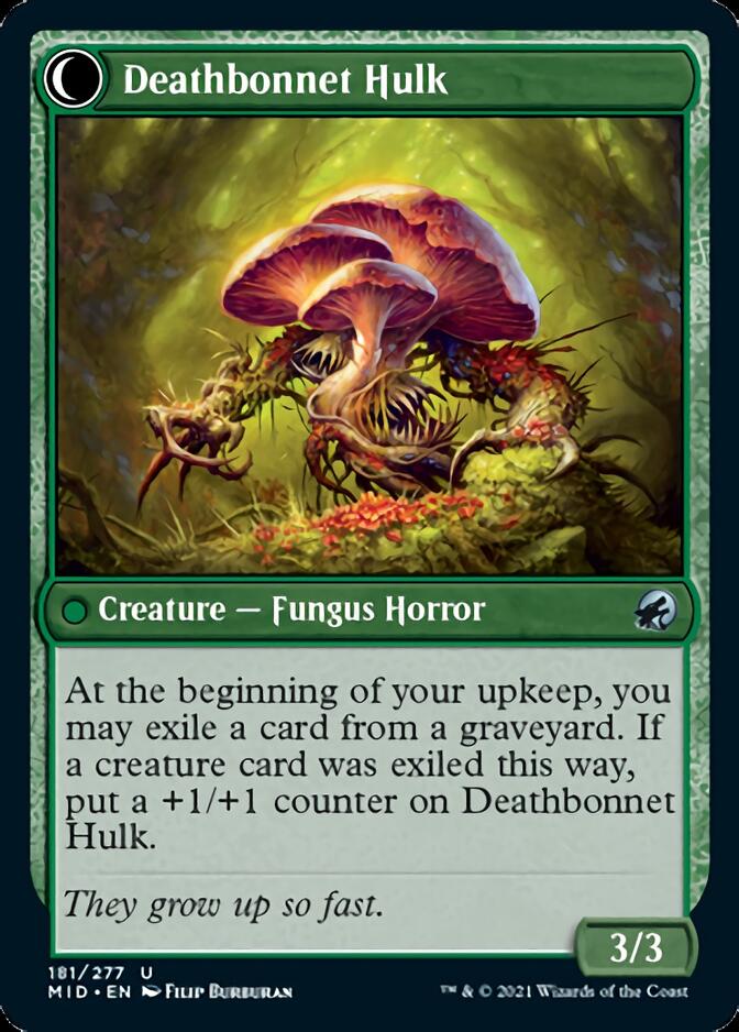 {C} Deathbonnet Sprout // Deathbonnet Hulk [Innistrad: Midnight Hunt][MID 181]