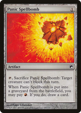 {C} Panic Spellbomb [Scars of Mirrodin][SOM 191]