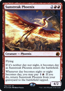 {R} Sunstreak Phoenix [Innistrad: Midnight Hunt Prerelease Promos][PR MID 162]