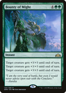 {R} Bounty of Might [Guilds of Ravnica][GRN 124]