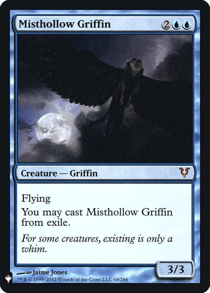 {R} Misthollow Griffin [Mystery Booster][MB1 AVR 068]