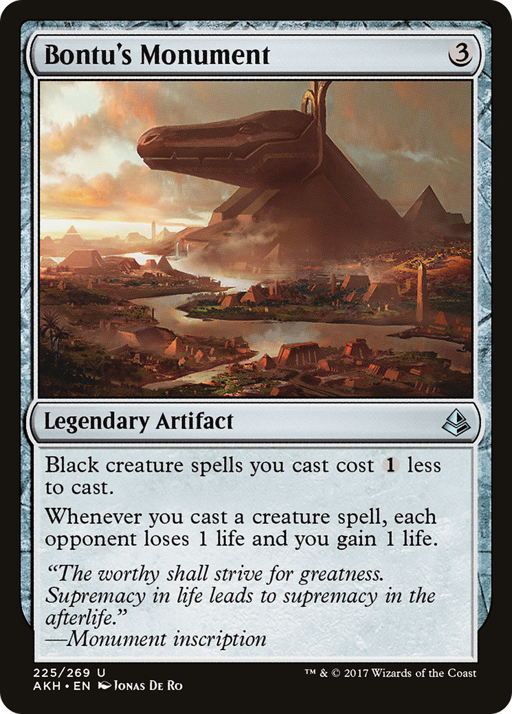 {C} Bontu's Monument [Amonkhet][AKH 225]