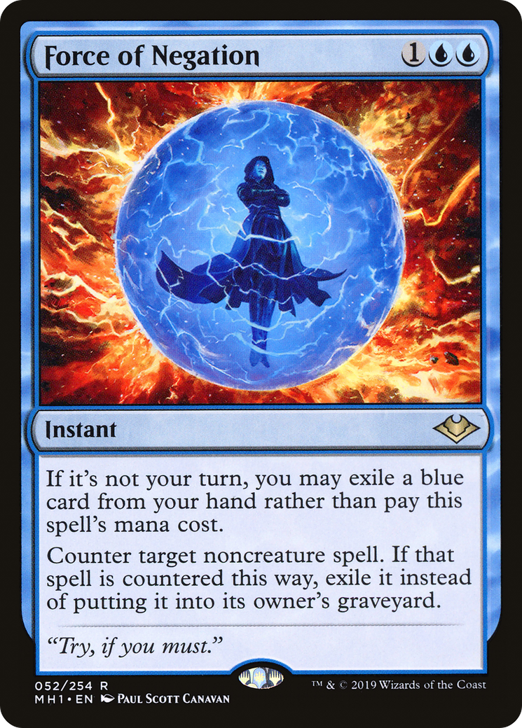 {R} Force of Negation [Modern Horizons][MH1 052]