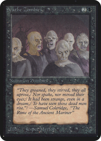 {C} Scathe Zombies [Alpha Edition][LEA 125]