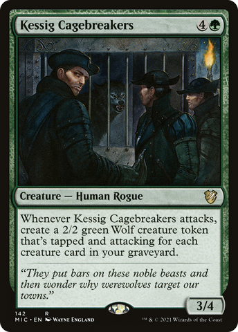 {R} Kessig Cagebreakers [Innistrad: Midnight Hunt Commander][MIC 142]