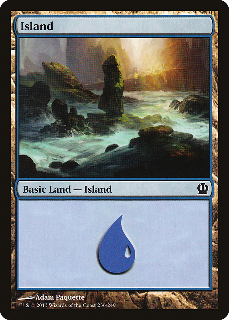 {B}[THS 236] Island (236) [Theros]