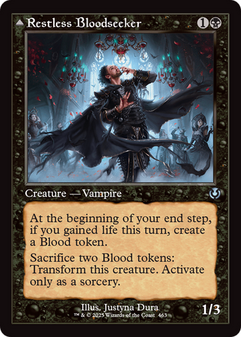 {C} Restless Bloodseeker // Bloodsoaked Reveler (Retro Frame) [Innistrad Remastered][INR 463]