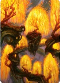 {A} Grove of the Burnwillows Art Card [Zendikar Rising Art Series][AZNR 034]