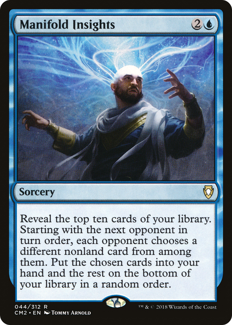 {R} Manifold Insights [Commander Anthology Volume II][CM2 044] - Misty Mountain Games