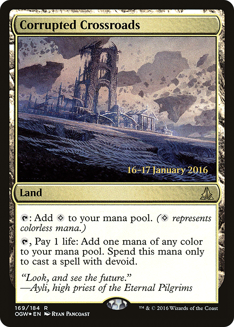 {R} Corrupted Crossroads [Oath of the Gatewatch Prerelease Promos][PR OGW 169]