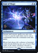 {R} Font of Magic [Commander Legends: Battle for Baldur's Gate Prerelease Promos][PR CLB 071]