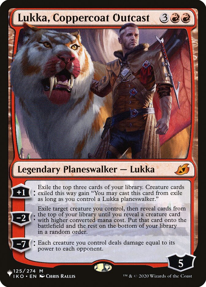 {R} Lukka, Coppercoat Outcast [The List][LS IKO 125]