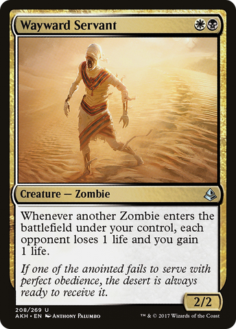 {C} Wayward Servant [Amonkhet][AKH 208]