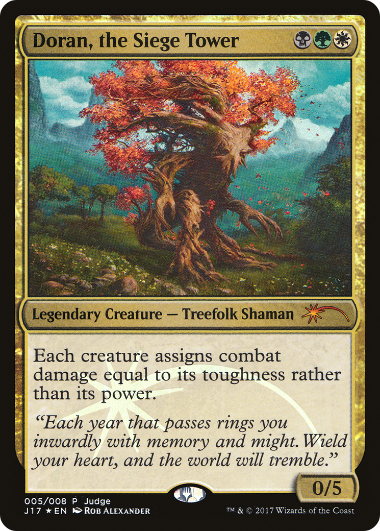 {R} Doran, the Siege Tower [Judge Gift Cards 2017][PA J17 005]