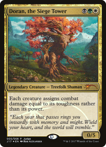 {R} Doran, the Siege Tower [Judge Gift Cards 2017][PA J17 005]
