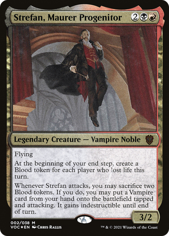 {T} Strefan, Maurer Progenitor (Display Commander) [Innistrad: Crimson Vow Commander][DC VOC 002]