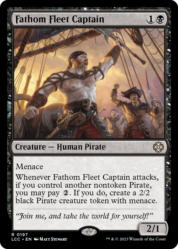 {R} Fathom Fleet Captain [The Lost Caverns of Ixalan Commander][LCC 197]